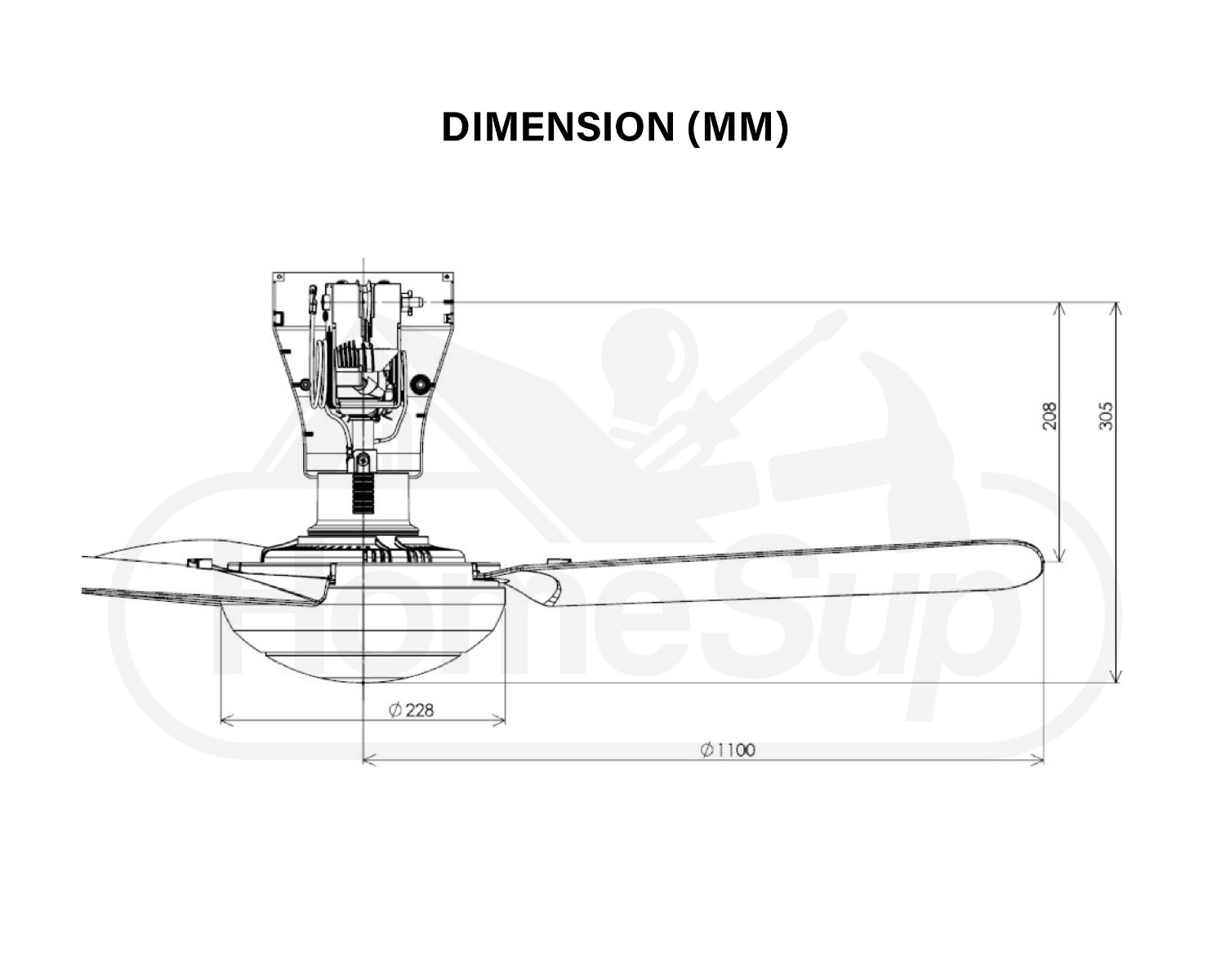 K11ZF Dimension