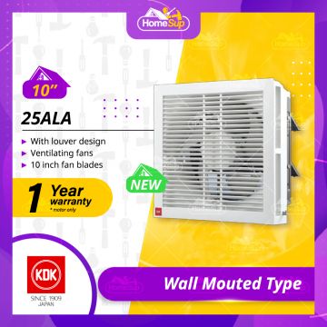 KDK Wall Mounted Ventilating Fan 25ALA 5 Blades (8″)